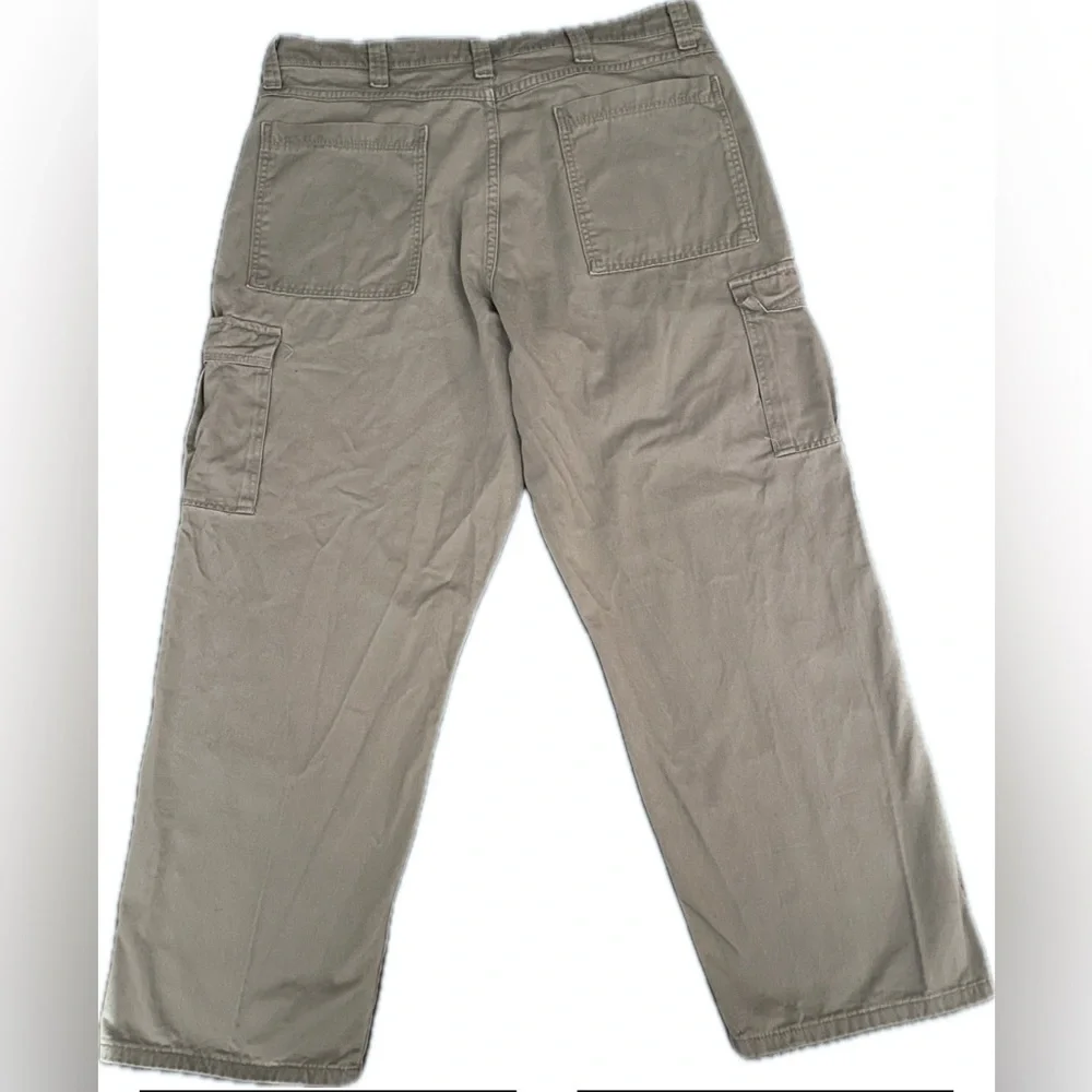 Wrangler Men's Light Tan Cargo Pants Relaxed Fit Utility Workwear Outdoors 38x30